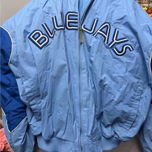 Majestic Cooperstown Collection Blue Jays Dug Out Bomber Jacket MLB